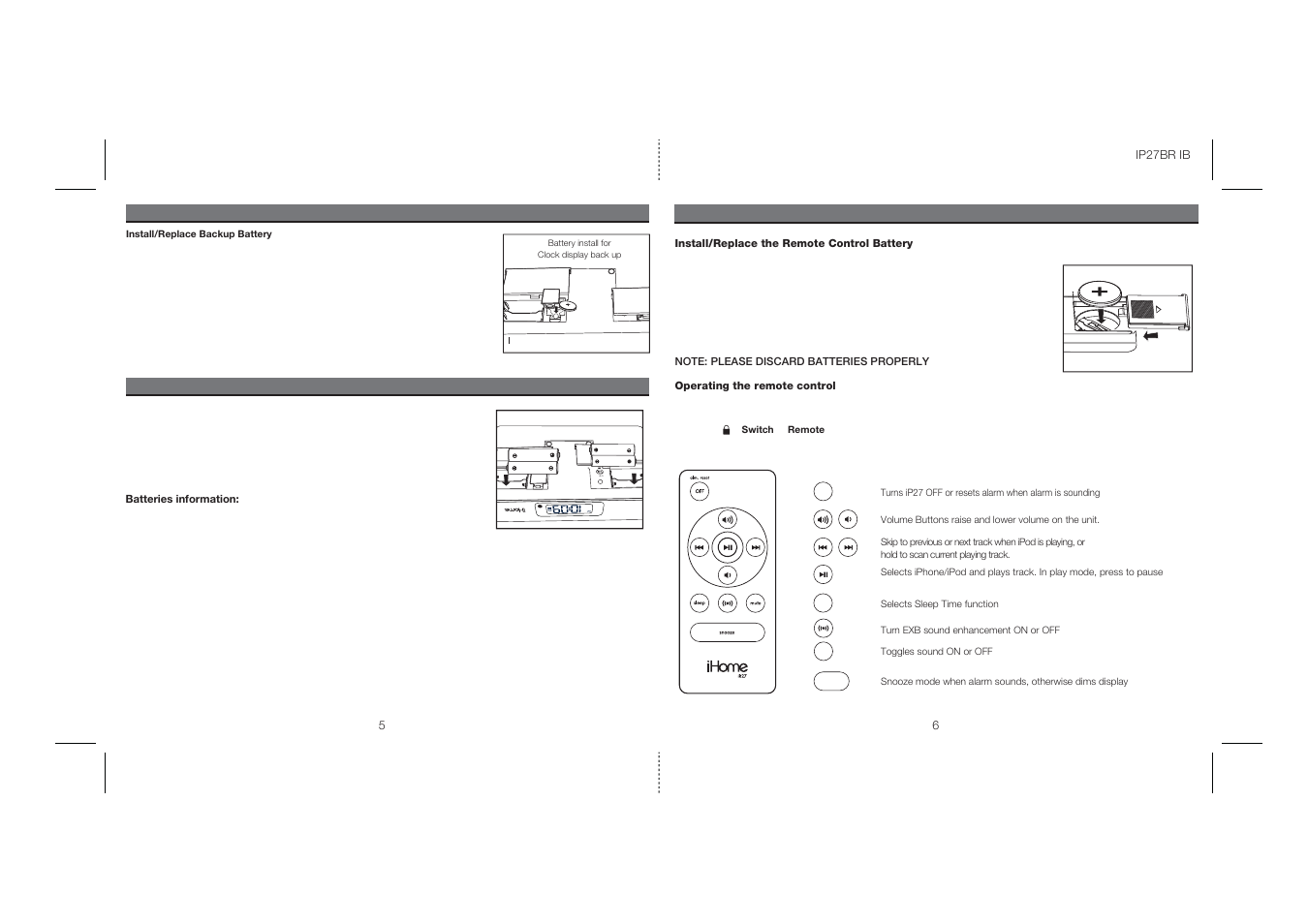 SDI Technologies The Portable System For Your iPhone & iPod iP27 User Manual | Page 8 / 14