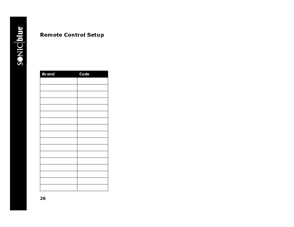 Remote control setup, 1 press and hold down the tv power button, Re p lay tv 45 00 | Sonic Blue 4500 User Manual | Page 32 / 86
