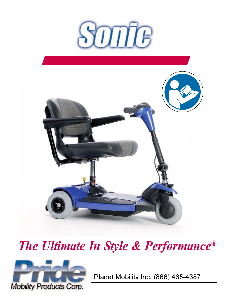 Sonic Blue Scooter User Manual | 36 pages