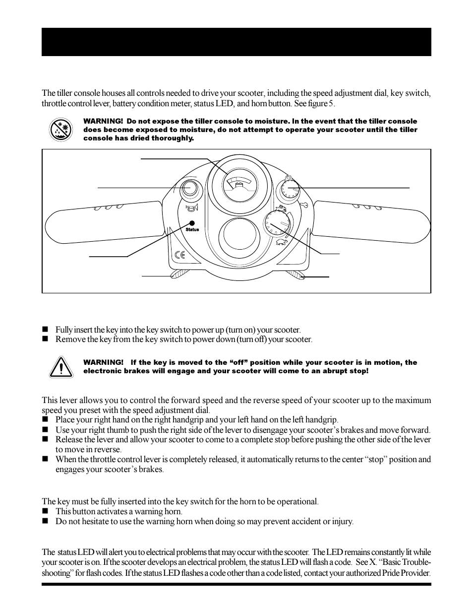 Sonic Blue Scooter User Manual | Page 20 / 36