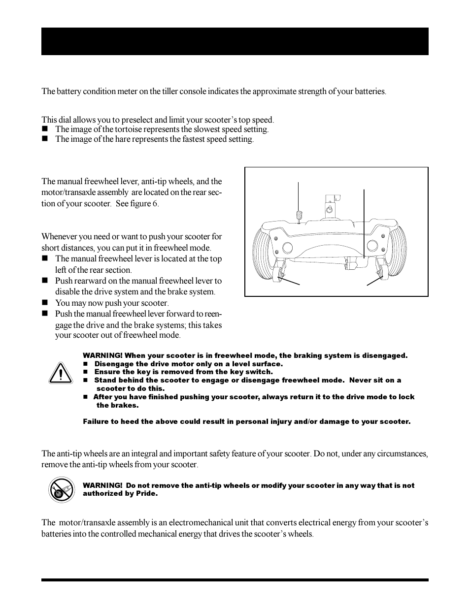 Sonic Blue Scooter User Manual | Page 21 / 36