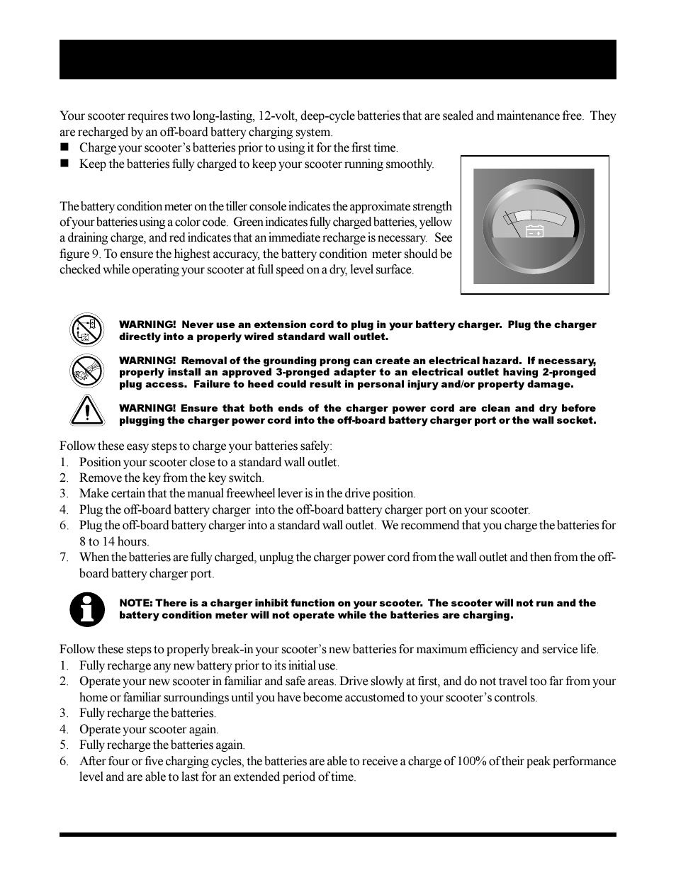 Sonic Blue Scooter User Manual | Page 23 / 36