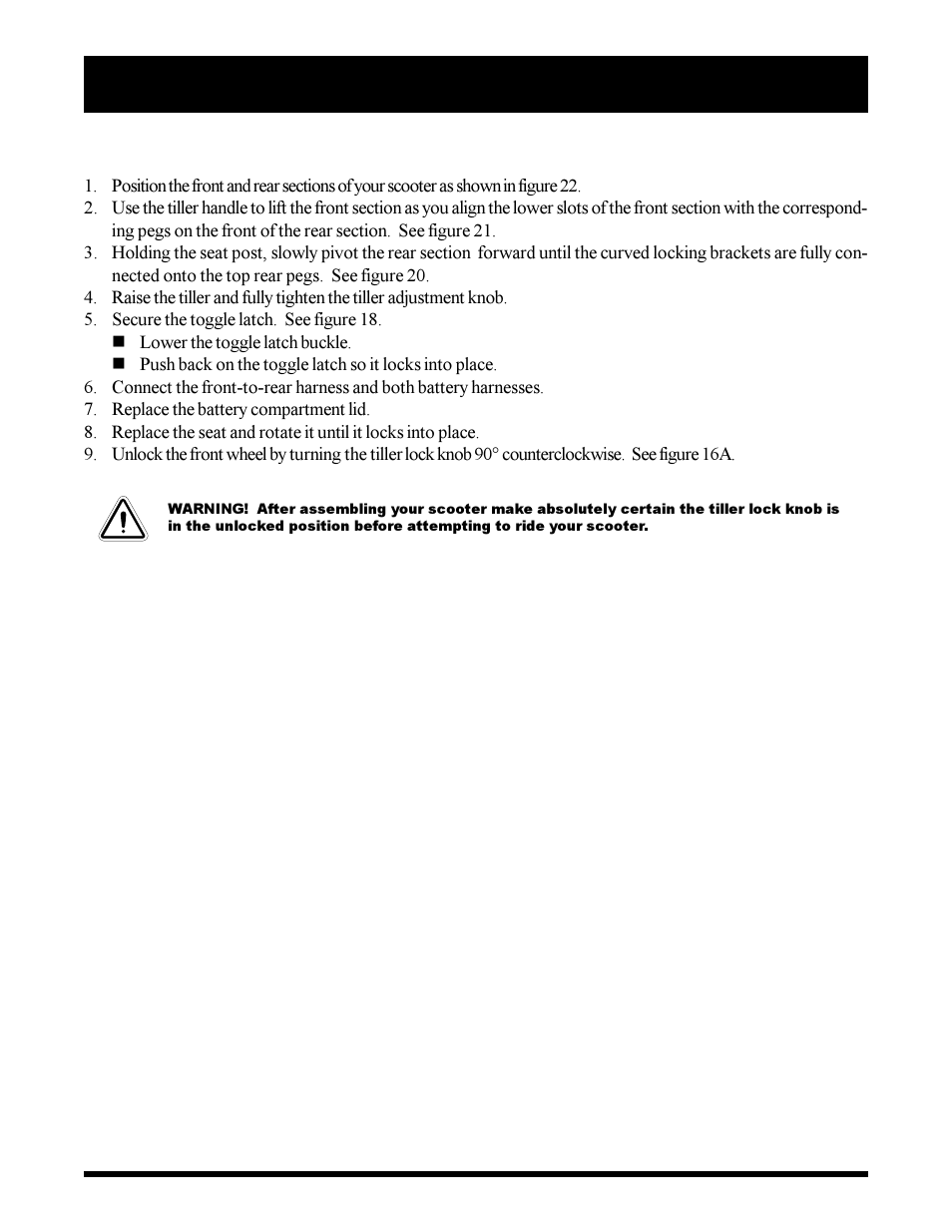 Sonic Blue Scooter User Manual | Page 32 / 36