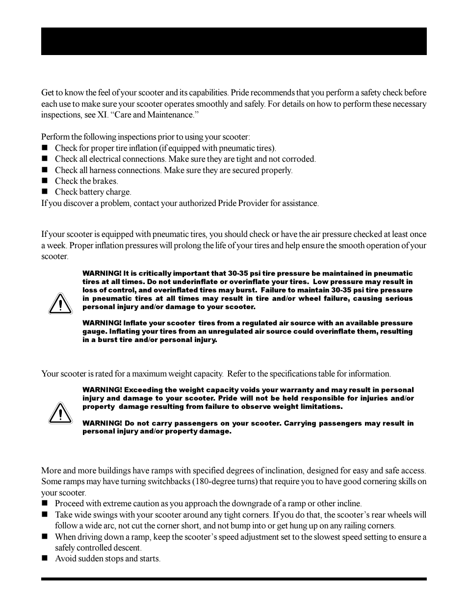 Sonic Blue Scooter User Manual | Page 9 / 36