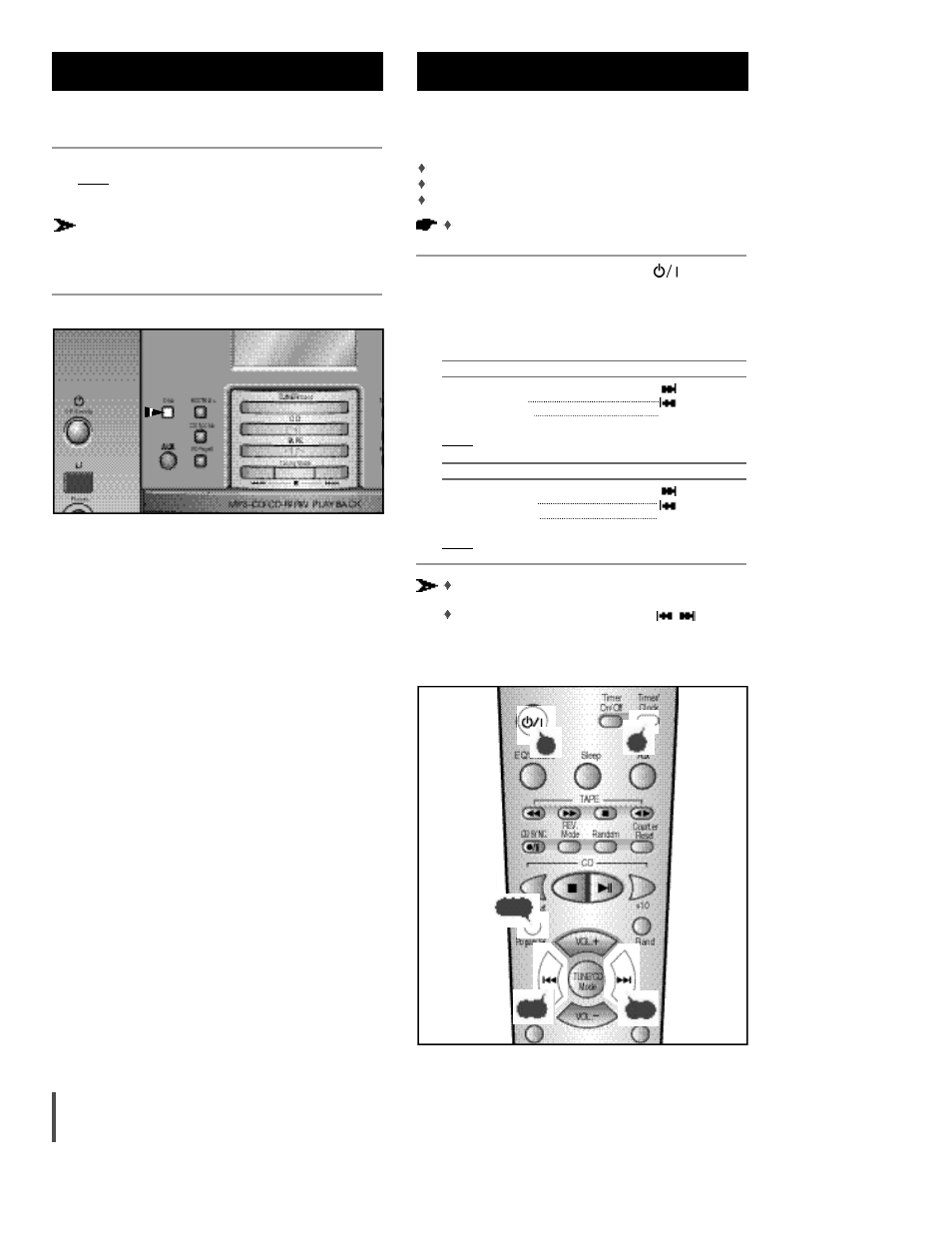 Viewing the various functions on your system | Sonic Blue Rio EX1000 User Manual | Page 11 / 25