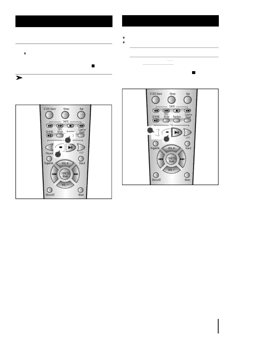 12 random play function, Repeating one or all tracks on the compact discs | Sonic Blue Rio EX1000 User Manual | Page 14 / 25