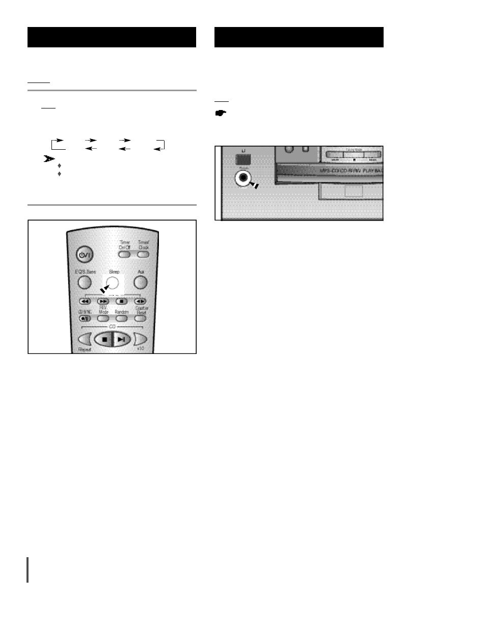 Connecting headphones 1 2 3, Setting the system to switch off automatically | Sonic Blue Rio EX1000 User Manual | Page 21 / 25