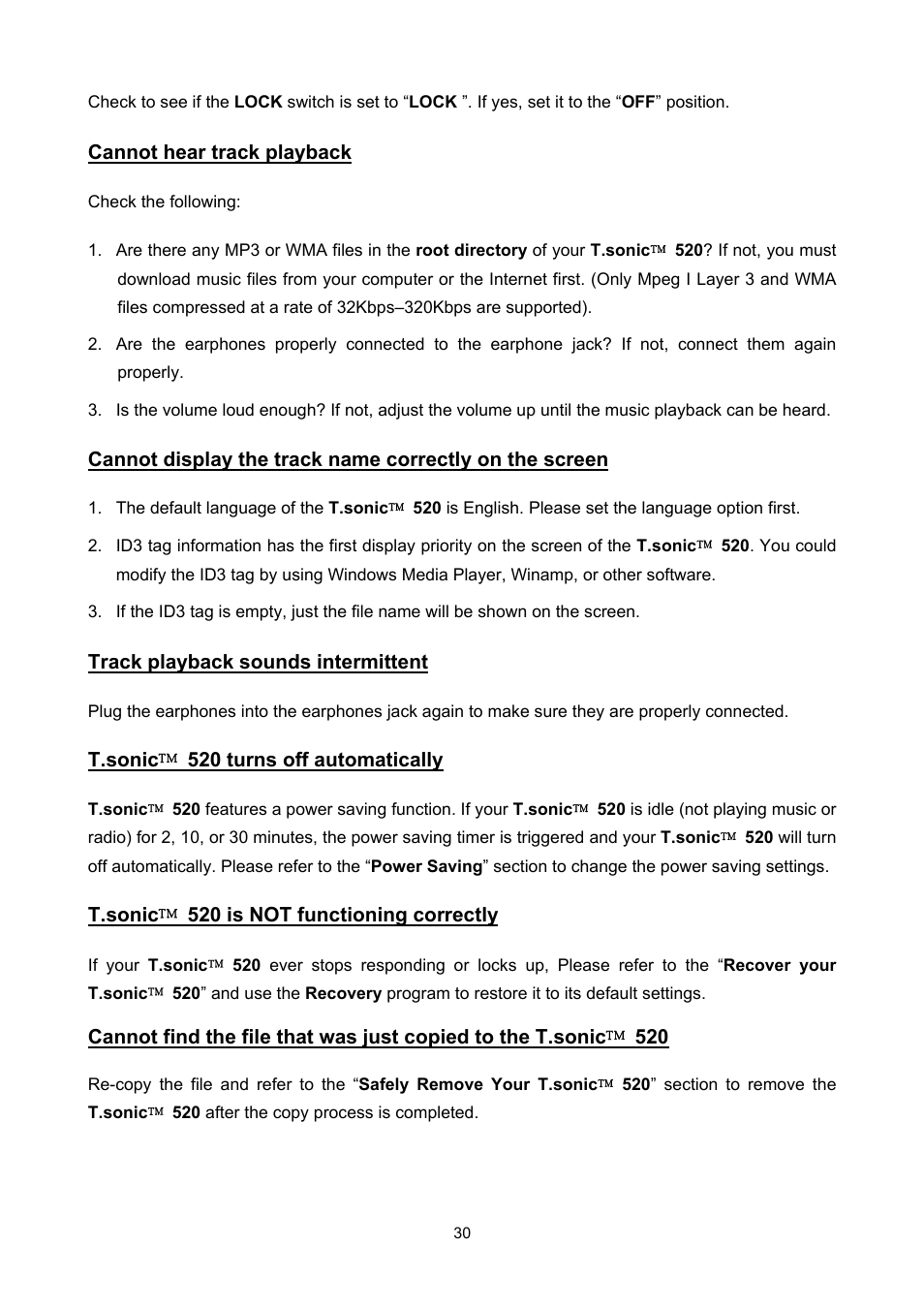 Sonic Blue P/NTS512MMP520 User Manual | Page 34 / 37