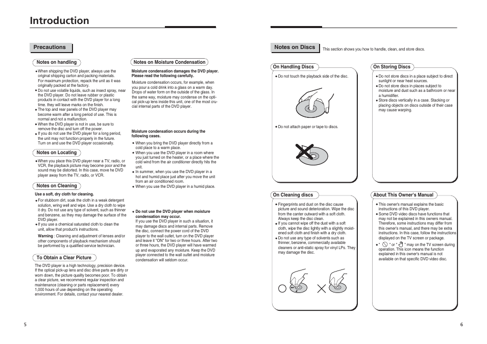 Introduction | Sonic Blue DVP855 User Manual | Page 4 / 20