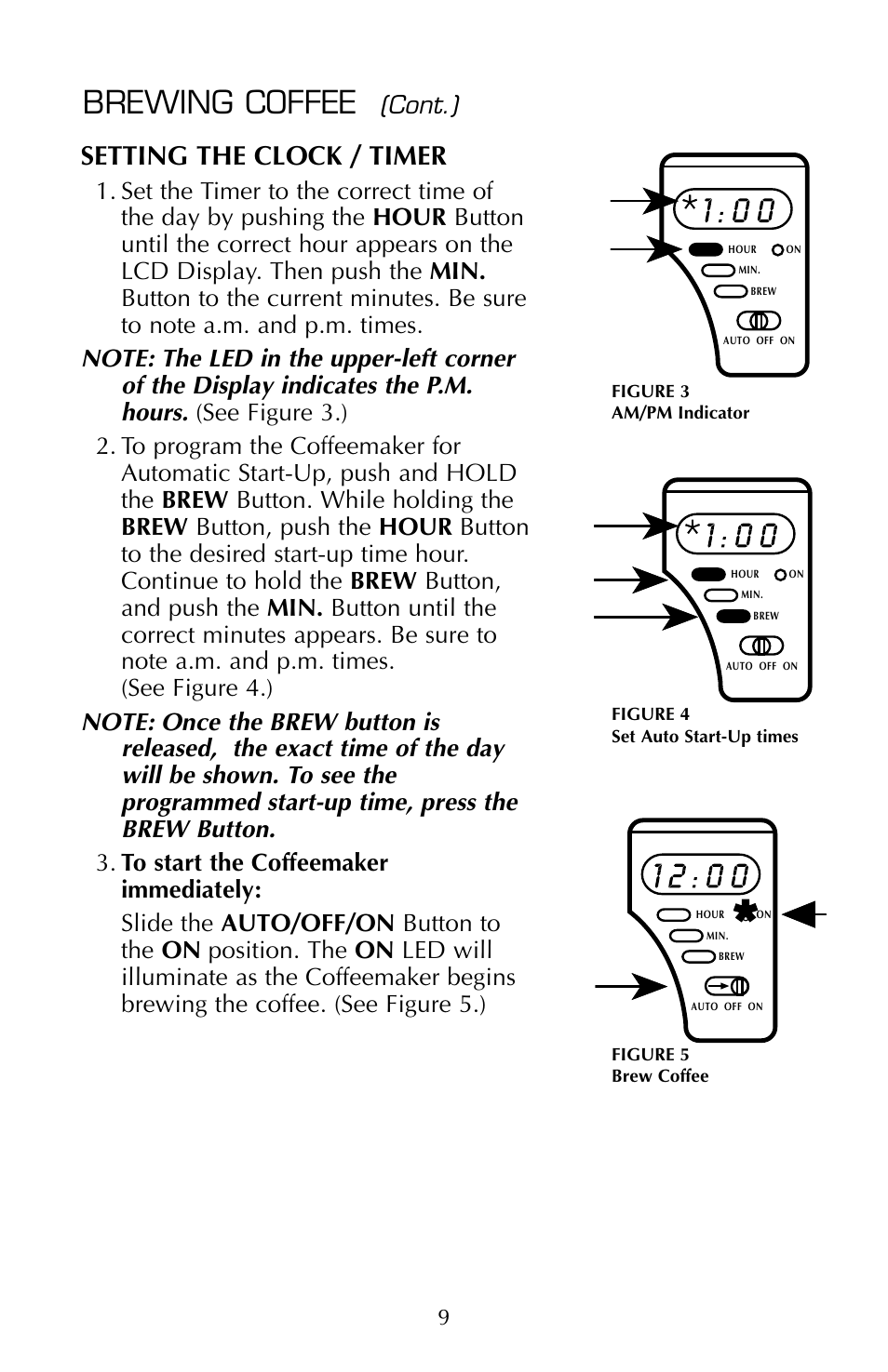 Brewing coffee | FARBERWARE COFFEEMAKER FSCM100 User Manual | Page 10 / 16