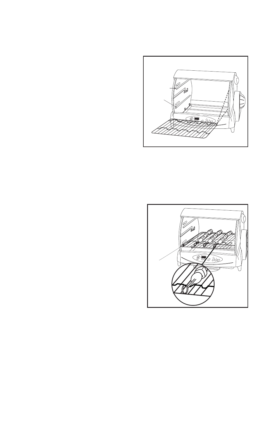 Using wire rack for baking, Using wire rack with skewers, Figure 11 | Figure 10 19 | Salton, Inc GR80B User Manual | Page 19 / 36