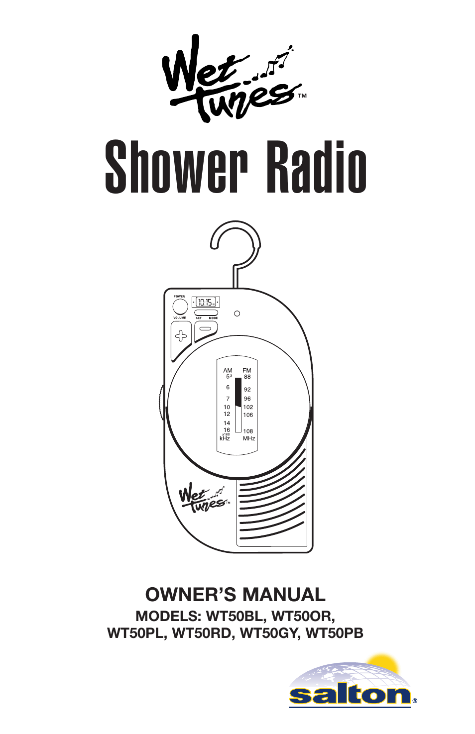 Salton, Inc WT50PB User Manual | 6 pages
