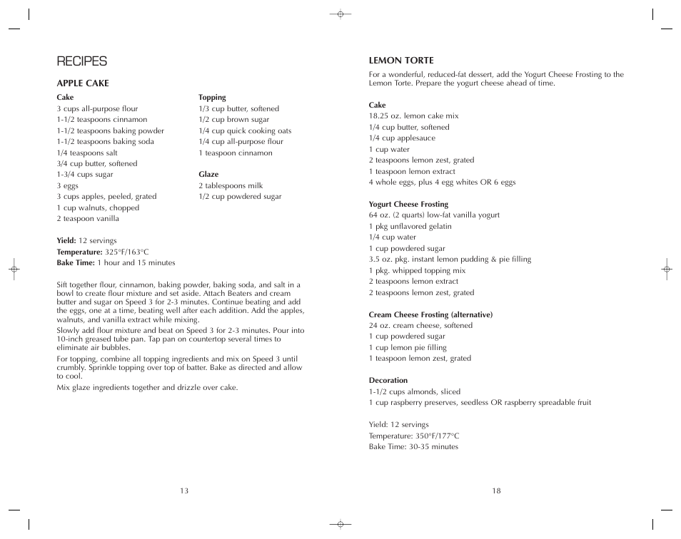 Recipes | FARBERWARE MIXER FSM126EM User Manual | Page 19 / 32