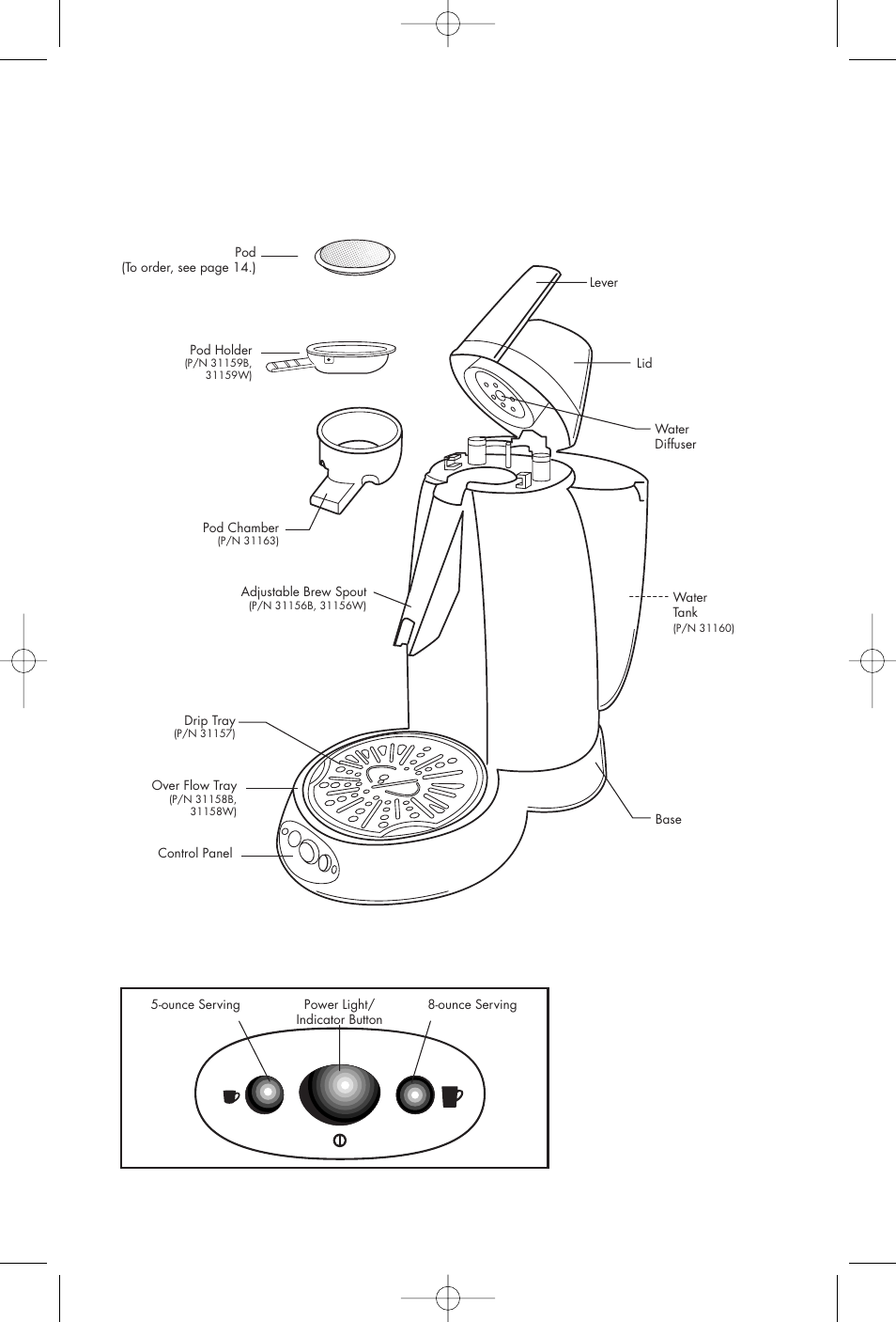 Parts identification, Your product may vary slightly from illustration | Salton, Inc JVPM1B User Manual | Page 5 / 16