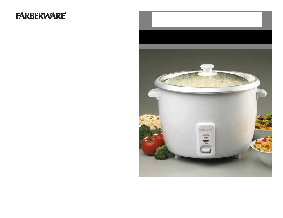 Special select, Use & care instructions, 14 cup automatic rice cooker | FARBERWARE AUTOMATIC RICE COOKER FSRC140 User Manual | Page 20 / 20