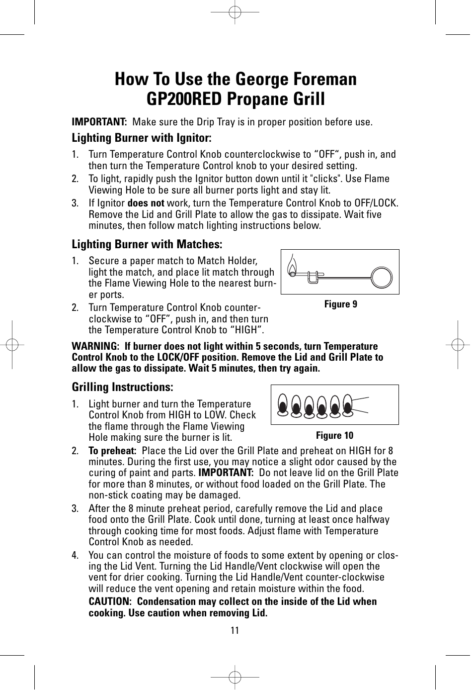 Salton, Inc GP200RED User Manual | Page 11 / 24