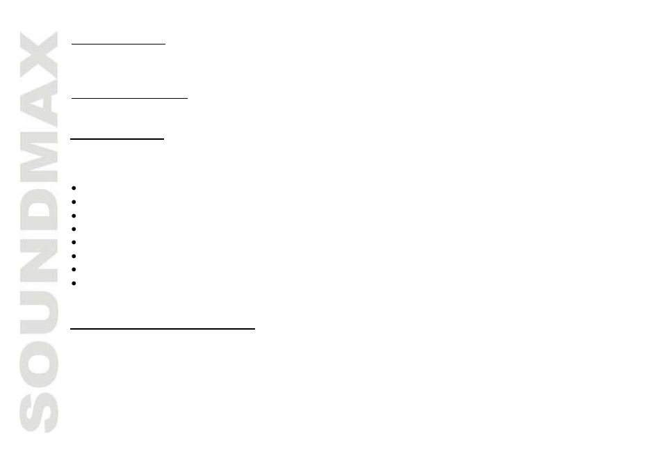 SoundMax SM-CMD2021 User Manual | Page 16 / 80