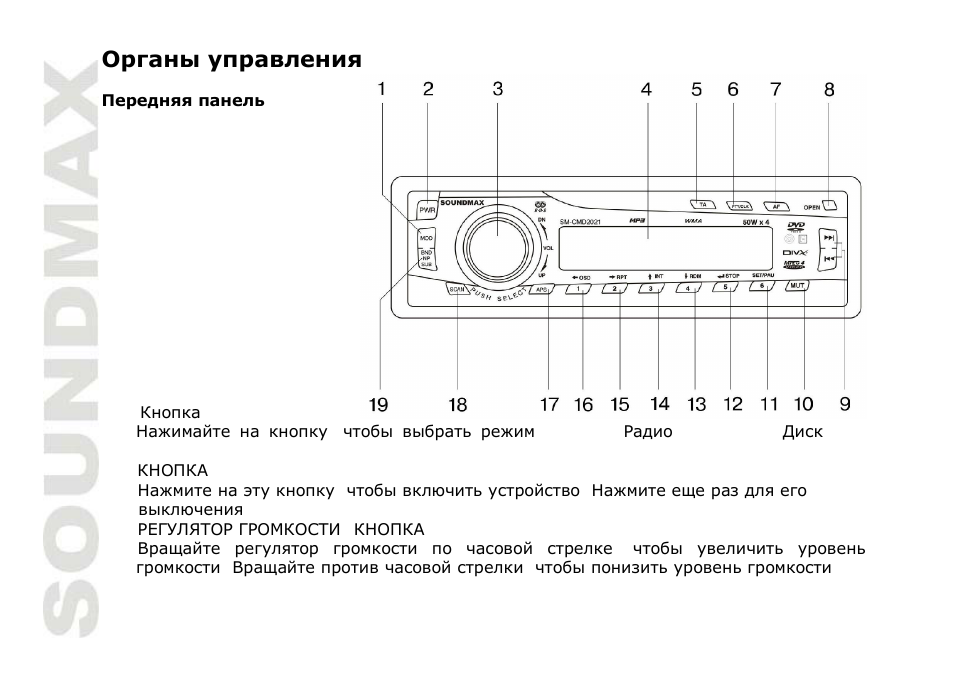 SoundMax SM-CMD2021 User Manual | Page 46 / 80