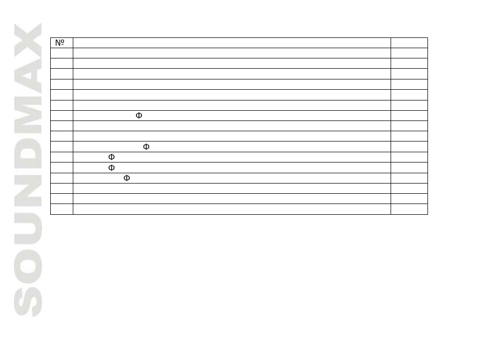 Accessories | SoundMax SM-CMD2022 User Manual | Page 10 / 85
