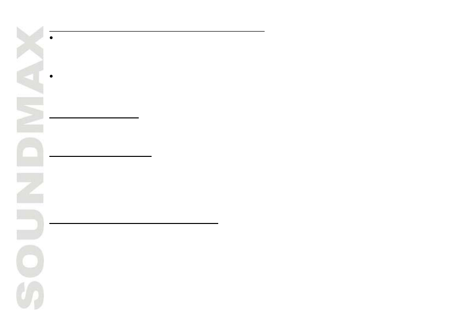 SoundMax SM-CMD2022 User Manual | Page 20 / 85