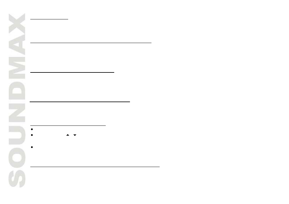 SoundMax SM-CMD2022 User Manual | Page 28 / 85