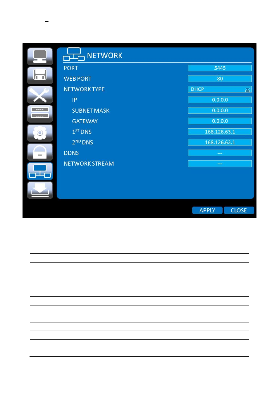 8. setup, Network | Speco Technologies 2 Channel HDcctv + 8 Channel Full D1 Digital Video Recorder DVR82HD User Manual | Page 40 / 99