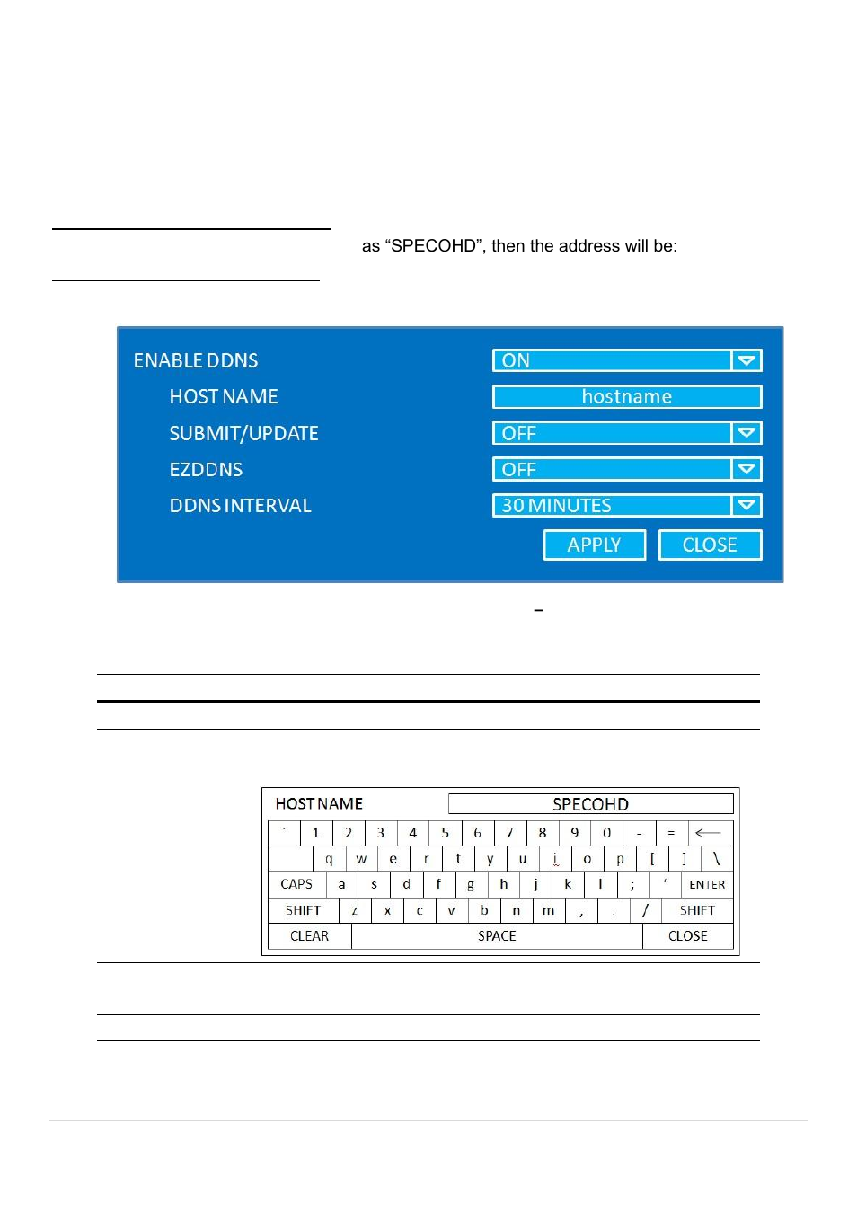 8-2. ddns | Speco Technologies 2 Channel HDcctv + 8 Channel Full D1 Digital Video Recorder DVR82HD User Manual | Page 42 / 99