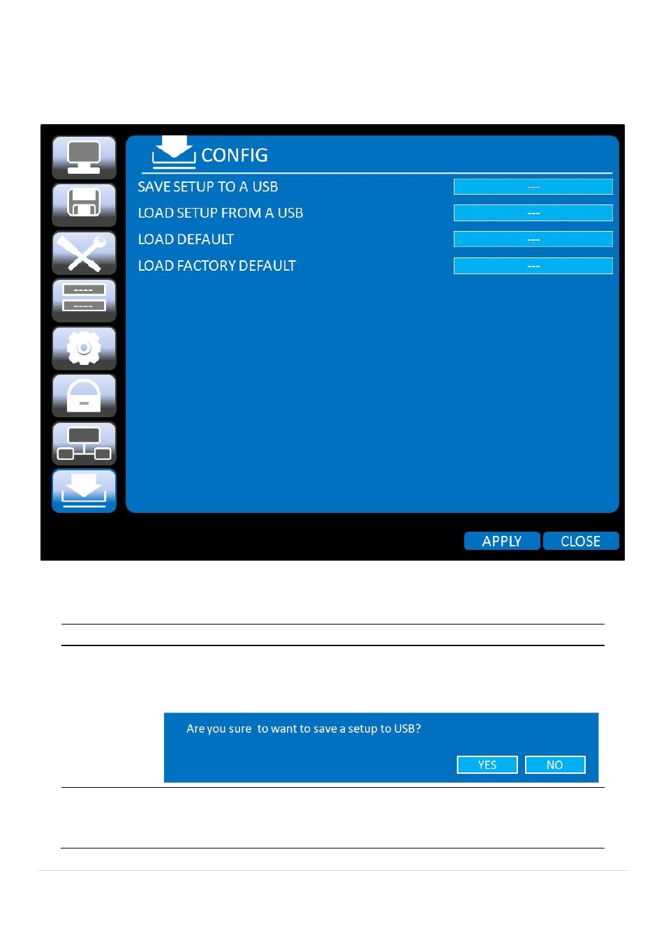 9. setup - config | Speco Technologies 2 Channel HDcctv + 8 Channel Full D1 Digital Video Recorder DVR82HD User Manual | Page 44 / 99