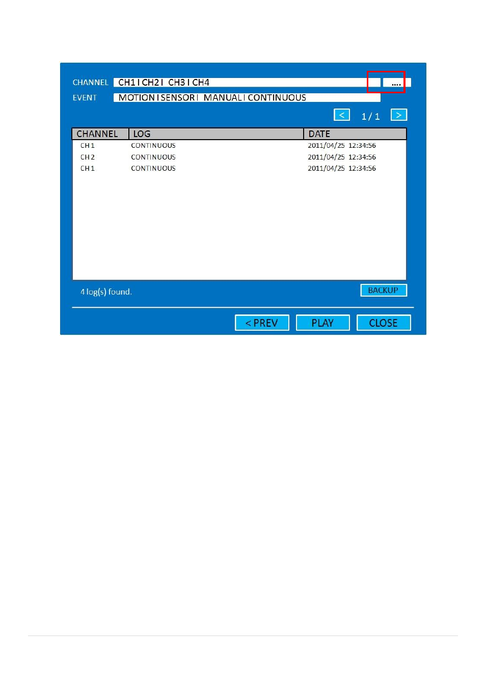 3-2. event search, 3-3. go to first time, 3-4. go to last time | 3-5. go to specific time | Speco Technologies 2 Channel HDcctv + 8 Channel Full D1 Digital Video Recorder DVR82HD User Manual | Page 51 / 99