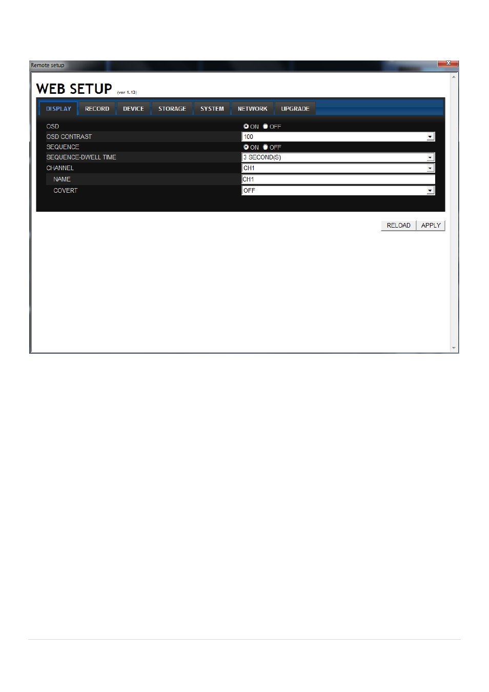 7-1. display | Speco Technologies 2 Channel HDcctv + 8 Channel Full D1 Digital Video Recorder DVR82HD User Manual | Page 71 / 99