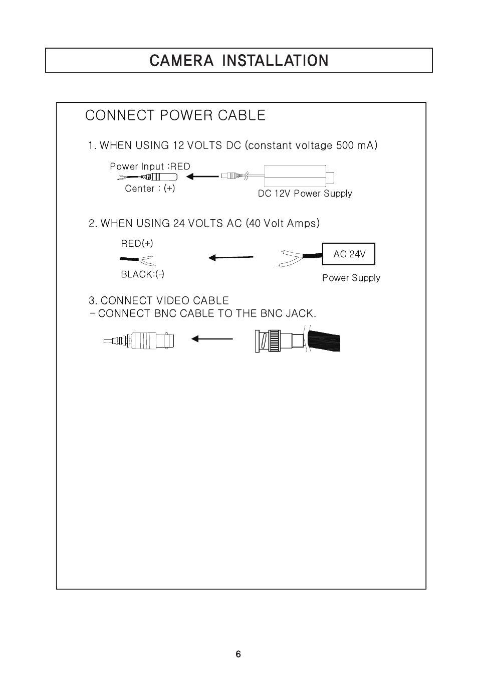 Speco Technologies PIR Sensor Camera CVC5200BPVFW User Manual | Page 7 / 32
