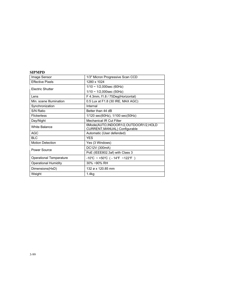 Speco Technologies SIPT5 User Manual | Page 103 / 104