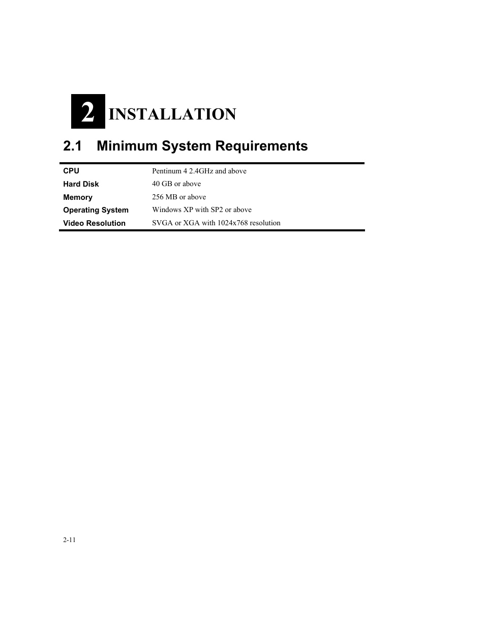 Installation, 1 minimum system requirements | Speco Technologies SIPT5 User Manual | Page 15 / 104