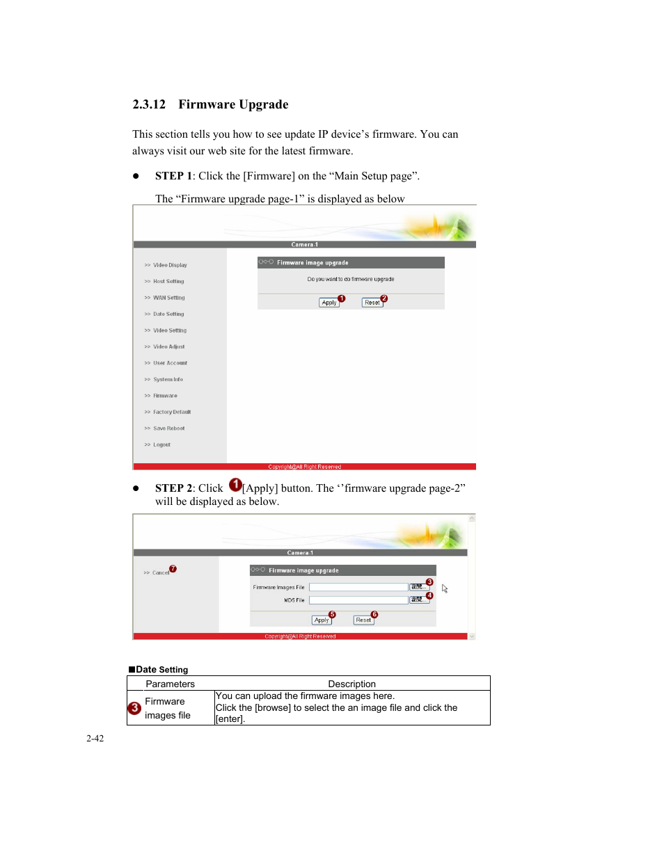 12 firmware upgrade | Speco Technologies SIPT5 User Manual | Page 46 / 104