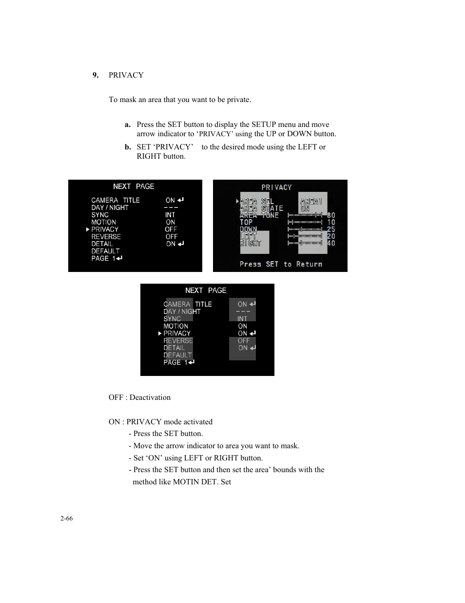 Speco Technologies SIPT5 User Manual | Page 70 / 104