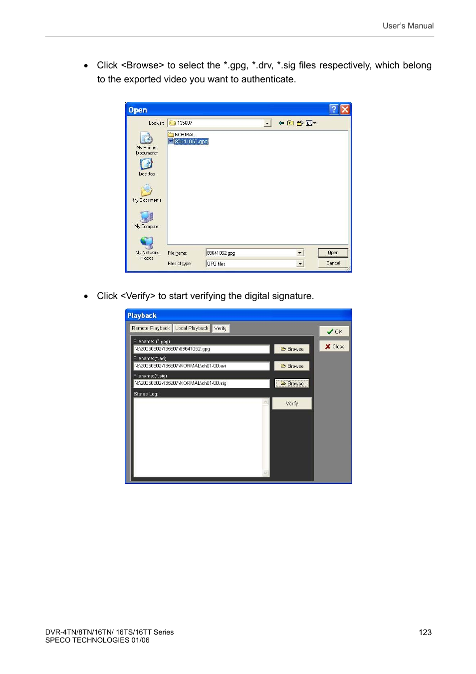 Speco Technologies DVR-16TT User Manual | Page 124 / 139