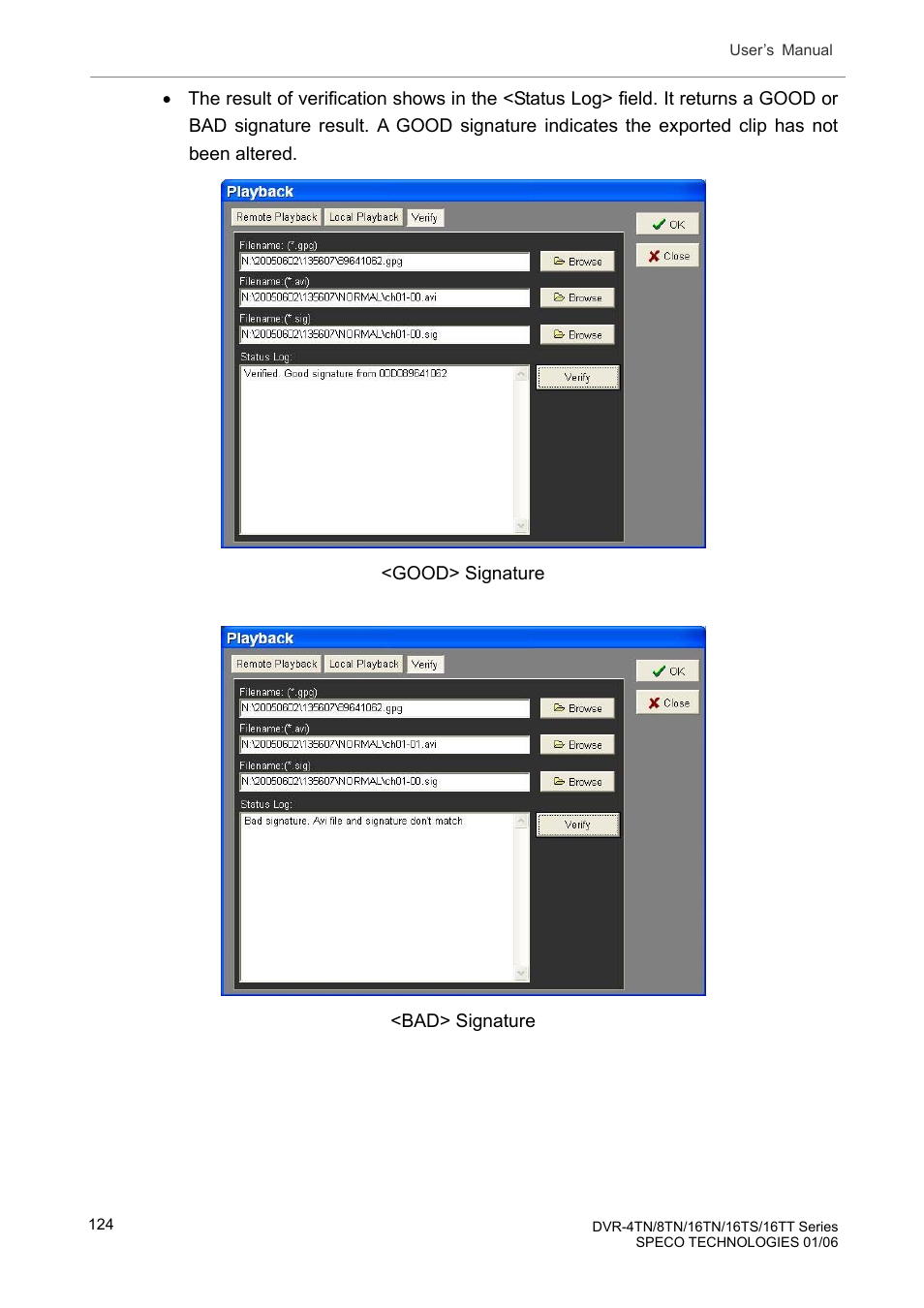 Speco Technologies DVR-16TT User Manual | Page 125 / 139