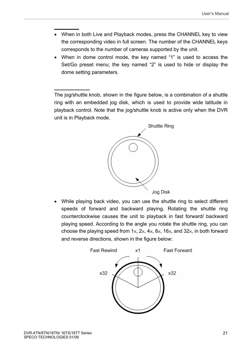 Speco Technologies DVR-16TT User Manual | Page 22 / 139