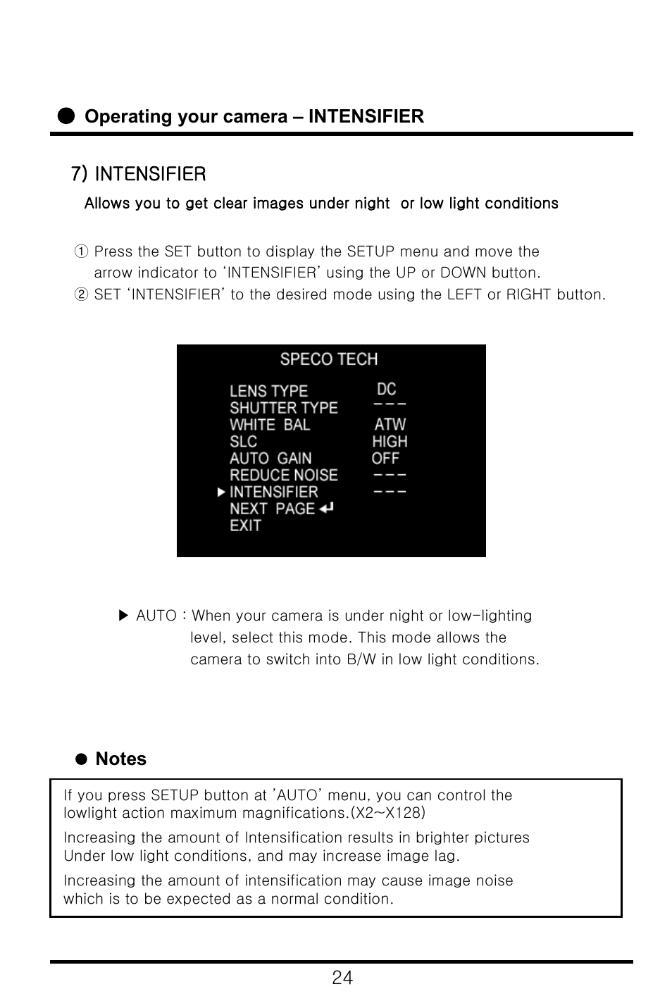 Speco Technologies CVC-6246IHR User Manual | Page 25 / 41