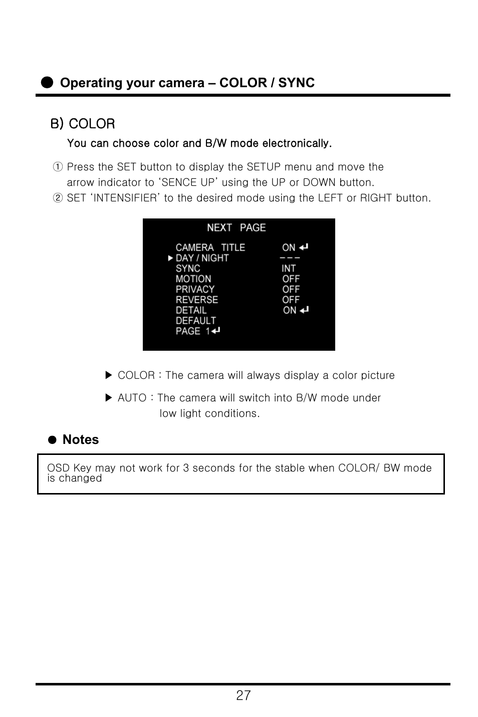 Speco Technologies CVC-6246IHR User Manual | Page 28 / 41