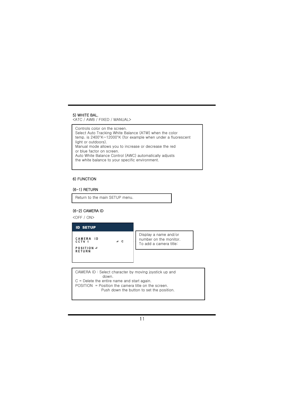 Speco Technologies CVC6146SCS User Manual | Page 13 / 20
