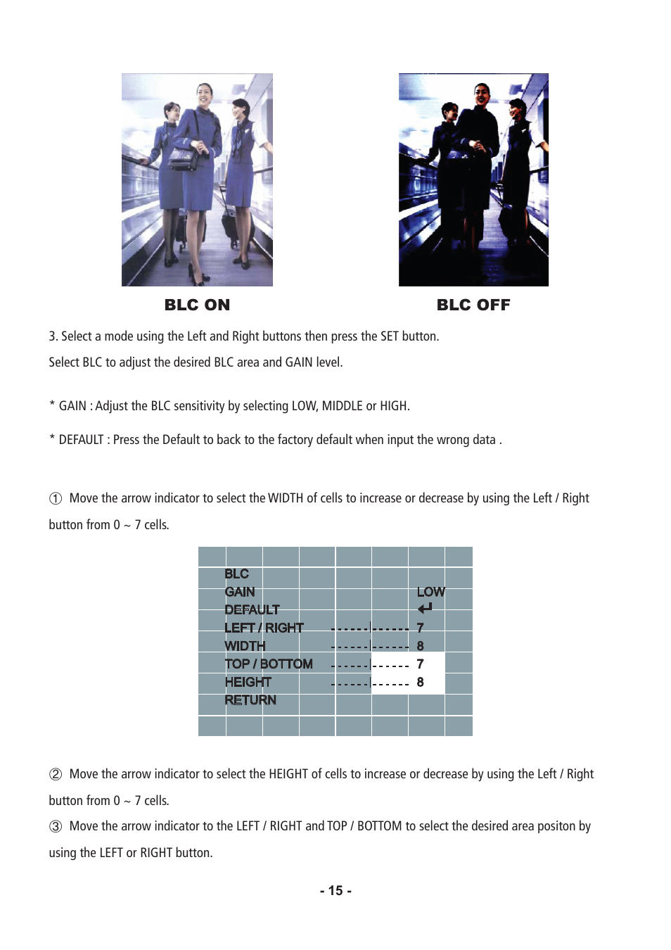 Speco Technologies CVC6146SCFF User Manual | Page 15 / 32