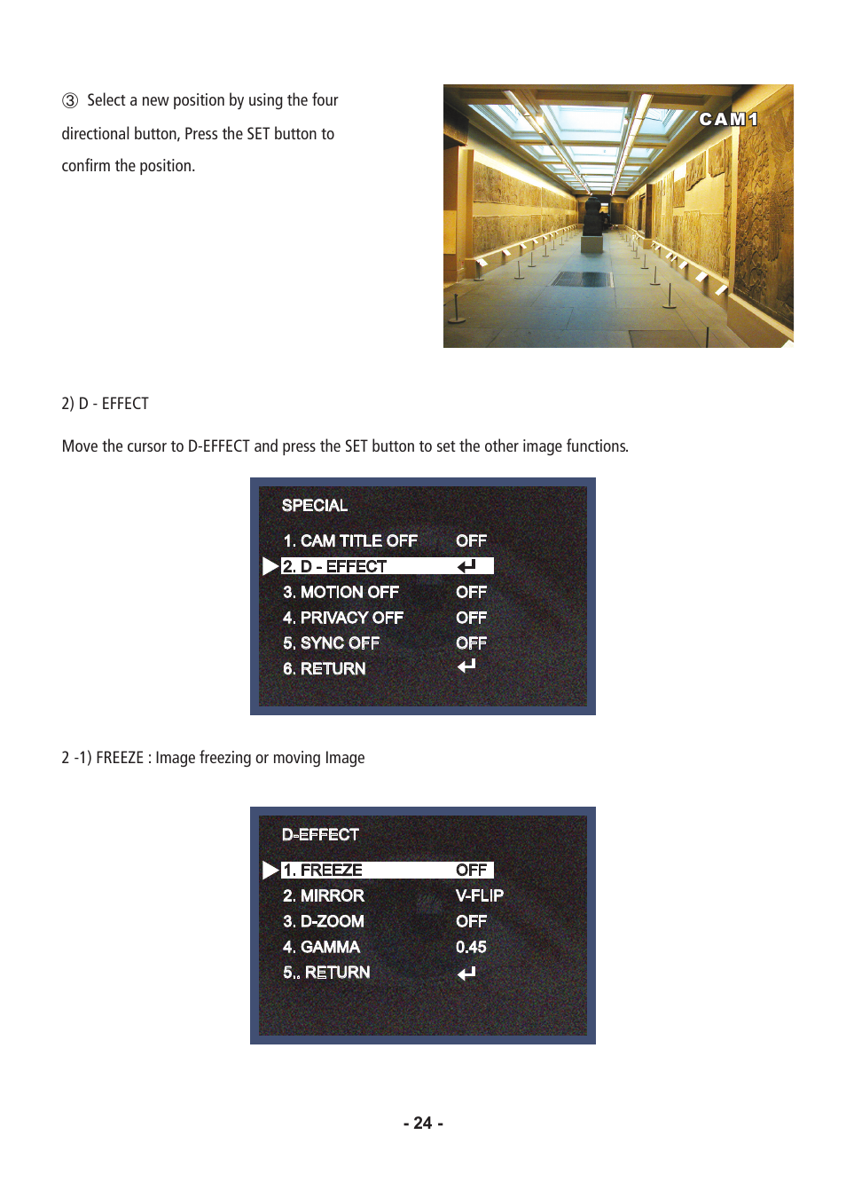 Speco Technologies CVC6146SCFF User Manual | Page 24 / 32