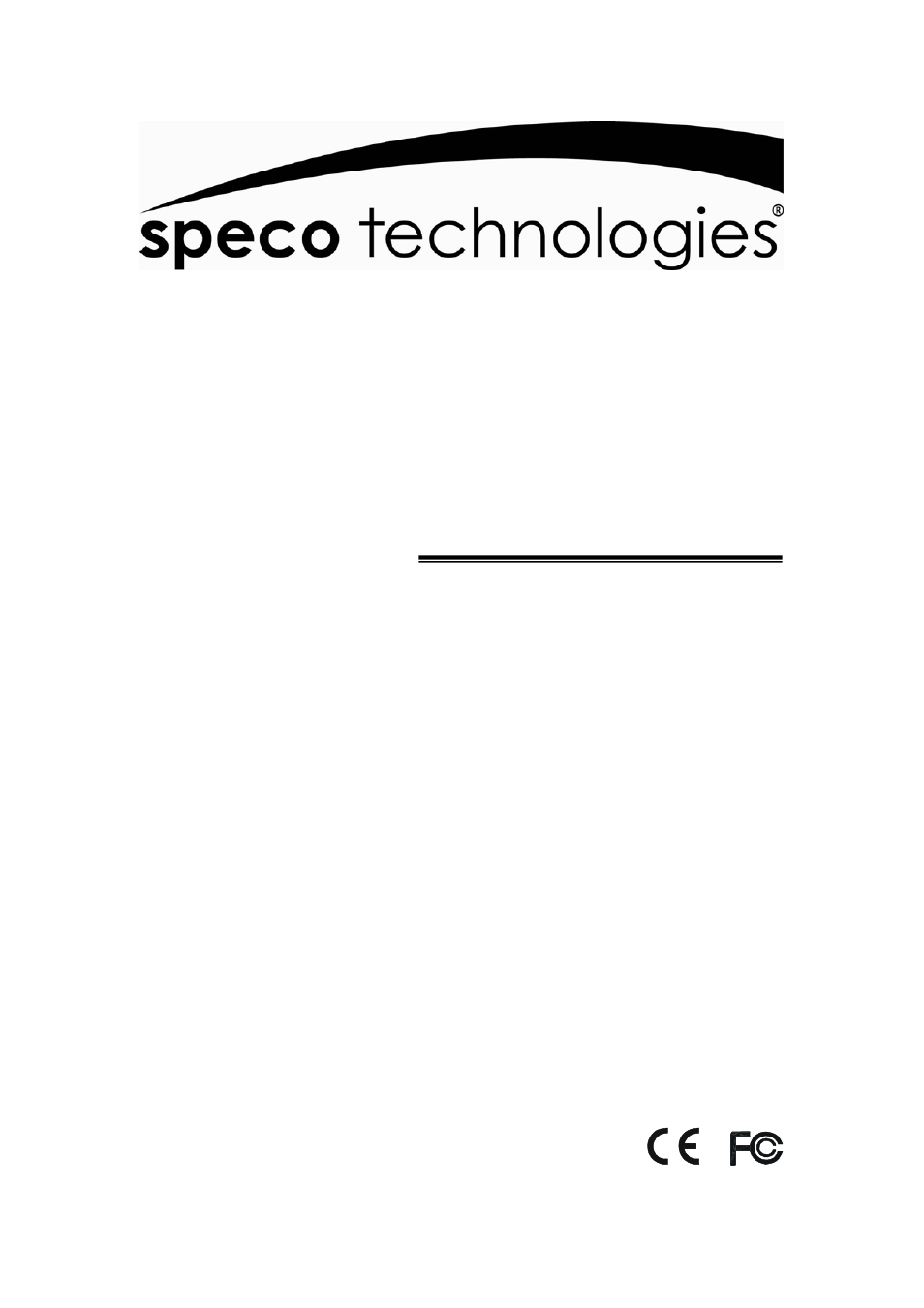 Speco Technologies EZVR4 User Manual | 20 pages