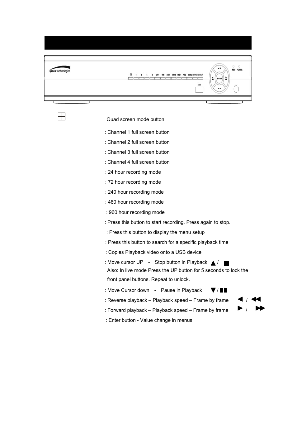 Speco Technologies EZVR4 User Manual | Page 6 / 20