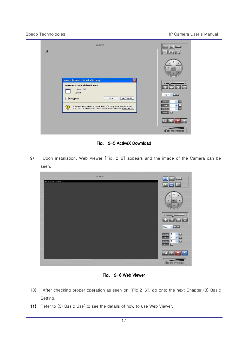 Speco Technologies & IP-WDRB1 User Manual | Page 17 / 126