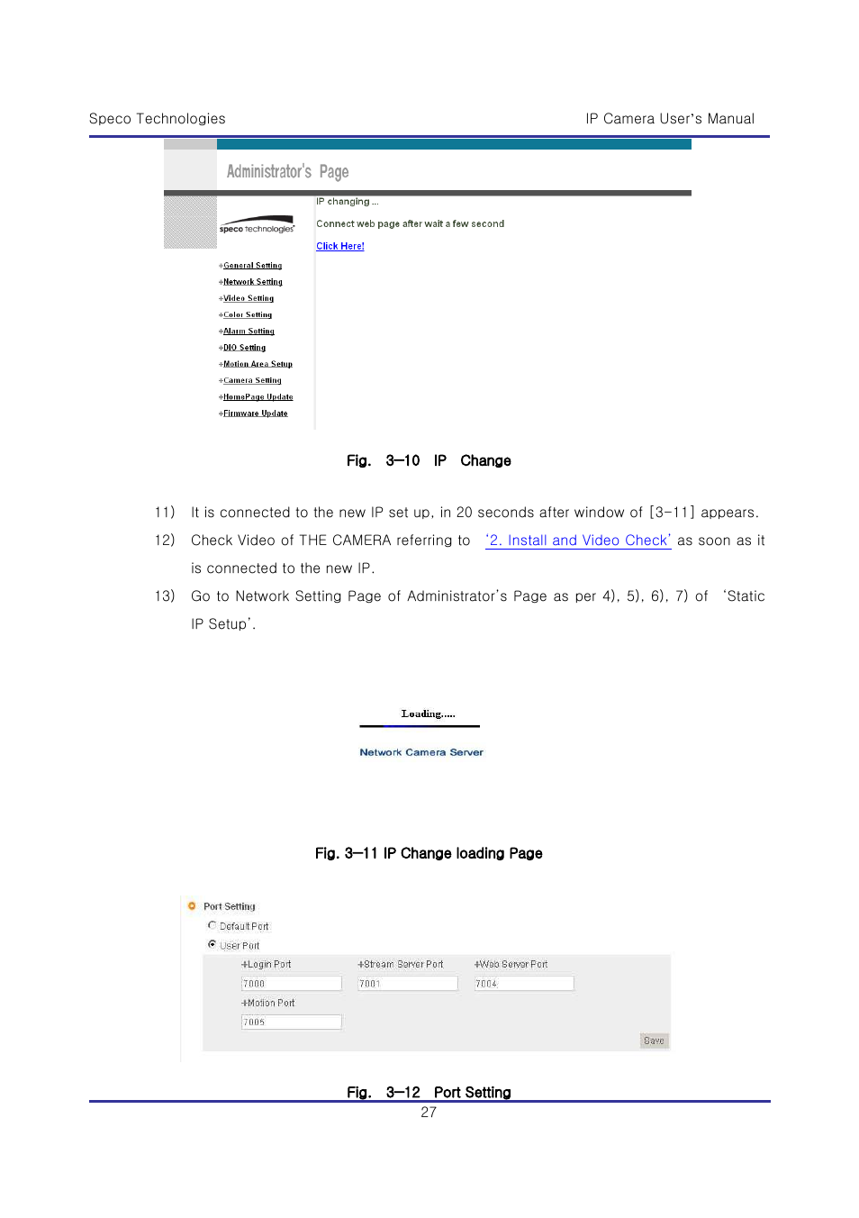 Speco Technologies & IP-WDRB1 User Manual | Page 27 / 126