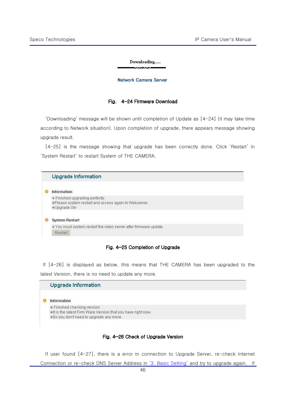 Speco Technologies & IP-WDRB1 User Manual | Page 46 / 126