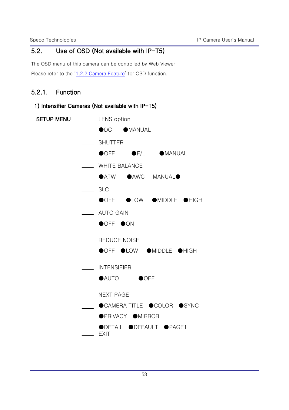 Speco Technologies & IP-WDRB1 User Manual | Page 53 / 126