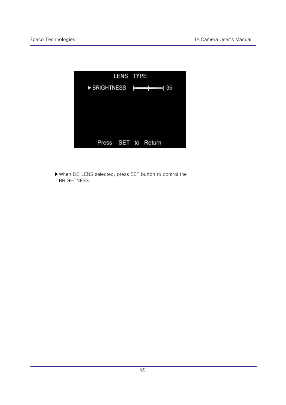 Speco Technologies & IP-WDRB1 User Manual | Page 59 / 126